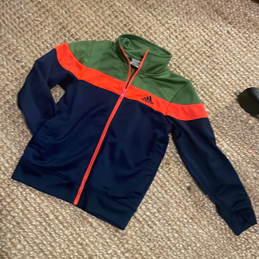 Adidas zip up track jacket